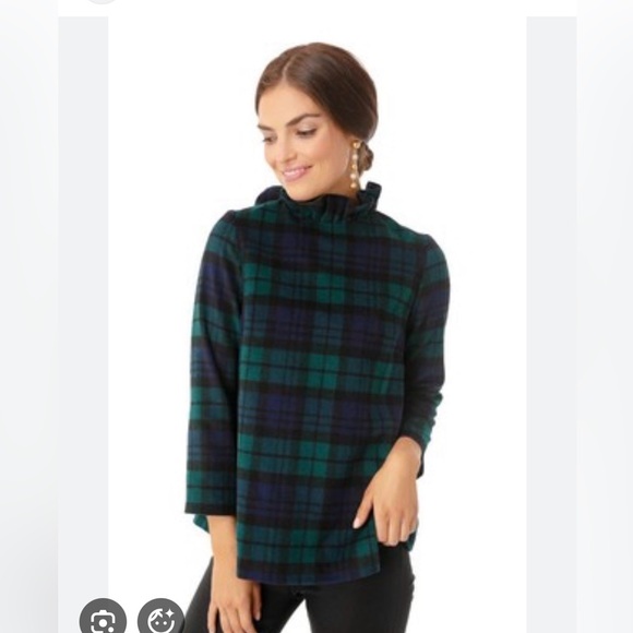 Tuckernuck Tops - Tuckernuck Faye black watch top